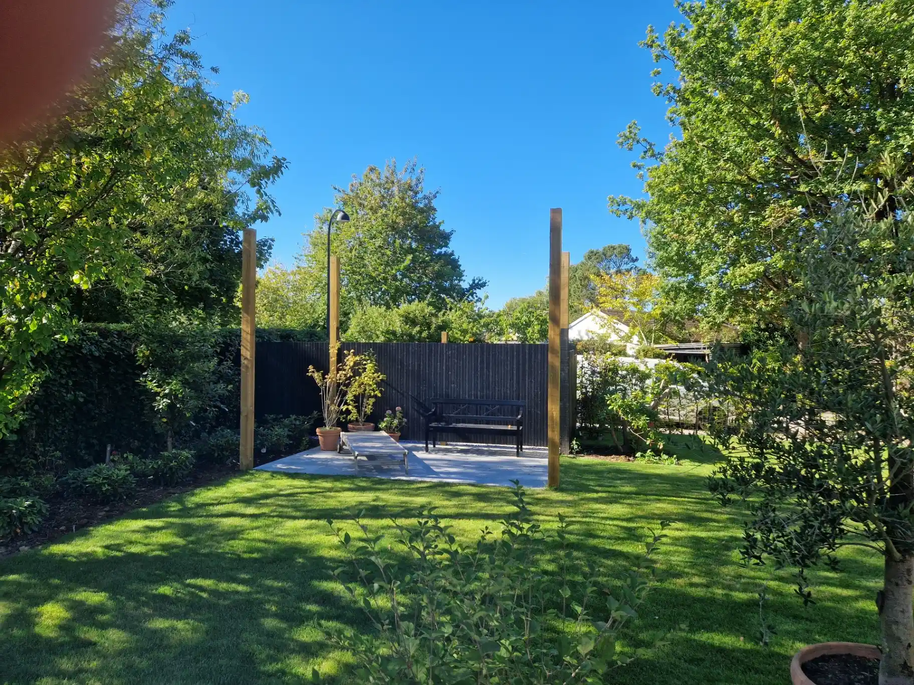 Have og terrasse efter Kampmann-projekt
